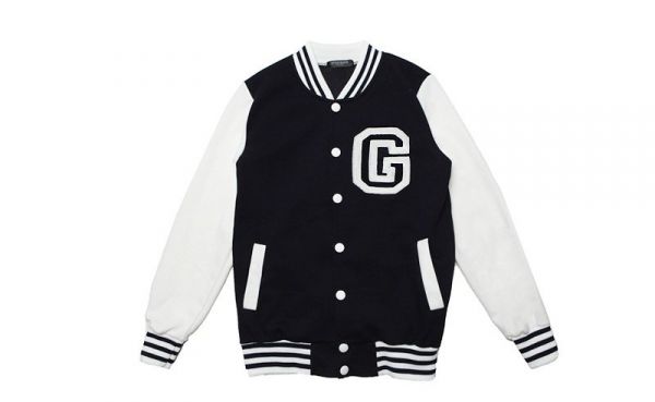 Jaqueta Varsity Letra "G" Azul Escuro