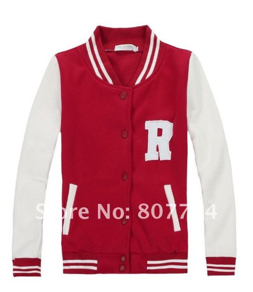 Jaqueta Varsity Letra "R" Vermelha