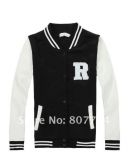 Jaqueta Varsity Letra "R" Preta