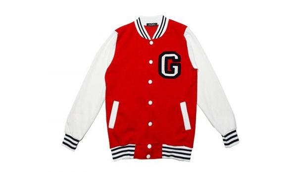 Jaqueta Varsity Letra "G" Vermelho