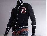 Jaqueta Varsity Letra "B" Preta